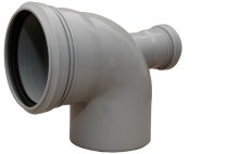 Отвод с выходом РР 110х50/90 (фронт.)